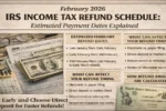 February 2026 IRS refund schedule, IRS income tax refund February 2026, Estimated IRS refund payment dates USA, IRS refund timeline February 2026, IRS tax refund update USA, Federal income tax refund 2026, IRS direct deposit refunds February, Tax season refund schedule 2026, IRS refund processing February, IRS refund news USA, Income tax refund guide 2026, IRS refund outlook February