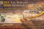 IRS tax refund 2026, 2026 IRS refund schedule, estimated IRS payment dates, tax refund amounts USA, IRS refund timeline 2026, federal tax refund updates, IRS direct deposit refund, tax season 2026 news